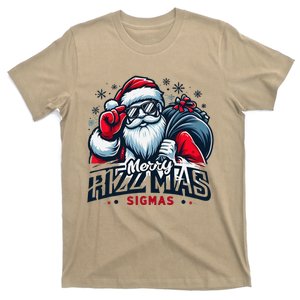 Merry Rizz Mas Sigmas Gen Alpha Middle School Christmas T-Shirt