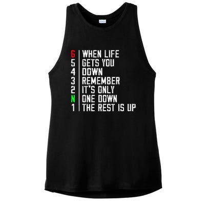 Motorcycle Rider Motivational Motorcyclists Motocross Riding Ladies PosiCharge Tri-Blend Wicking Tank