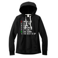 Motorcycle Rider Motivational Motorcyclists Motocross Riding Women's Fleece Hoodie