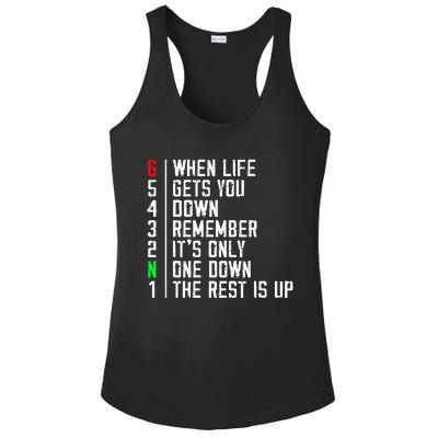 Motorcycle Rider Motivational Motorcyclists Motocross Riding Ladies PosiCharge Competitor Racerback Tank