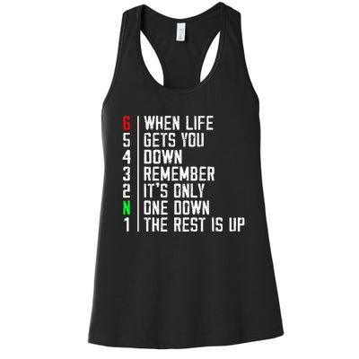 Motorcycle Rider Motivational Motorcyclists Motocross Riding Women's Racerback Tank