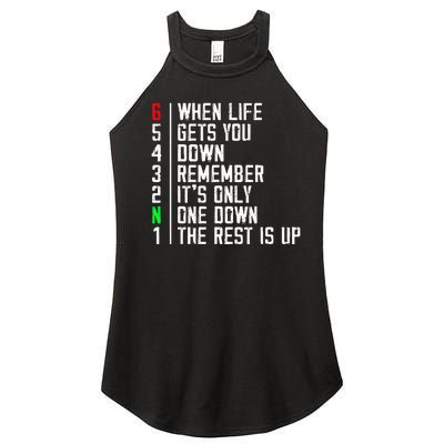 Motorcycle Rider Motivational Motorcyclists Motocross Riding Women's Perfect Tri Rocker Tank