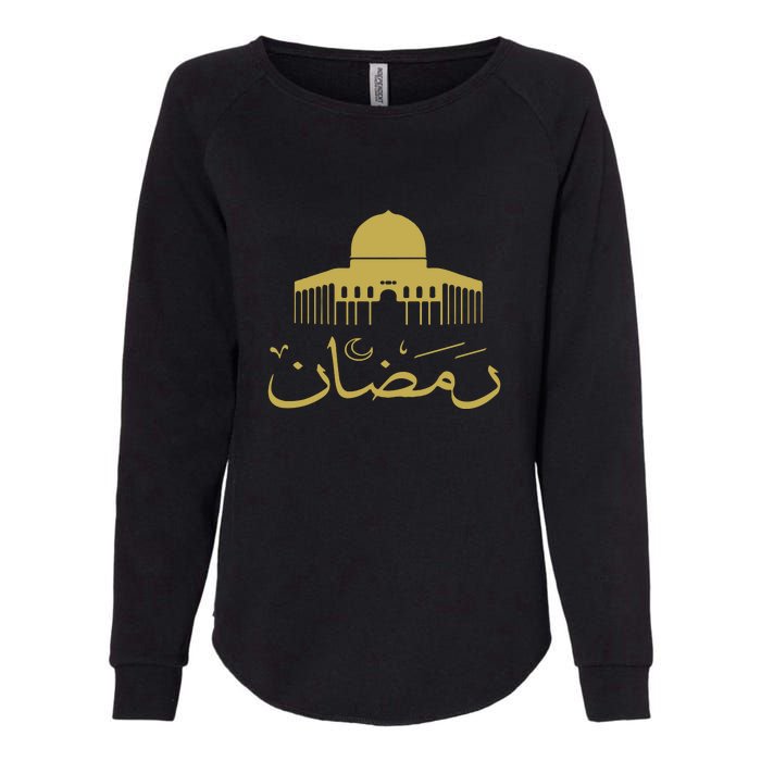 Muslim Ramadan Mubarak Islamic Gift Womens California Wash Sweatshirt