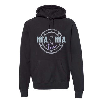 Mama Rock Moms Life Mothers Day Family Premium Hoodie