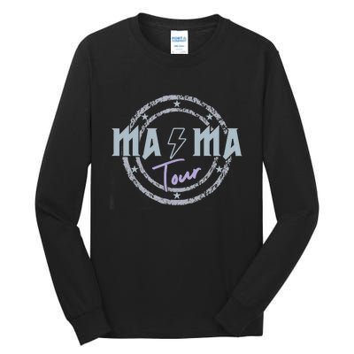 Mama Rock Moms Life Mothers Day Family Tall Long Sleeve T-Shirt