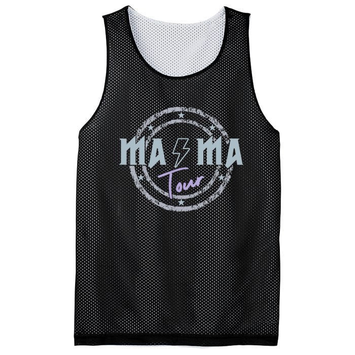 Mama Rock Moms Life Mothers Day Family Mesh Reversible Basketball Jersey Tank