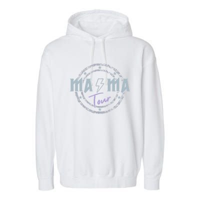 Mama Rock Moms Life Mothers Day Family Garment-Dyed Fleece Hoodie