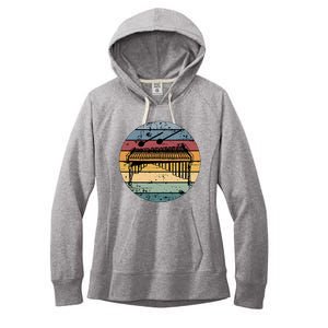 Marimba Retro Marimba Player Marimba Lover Women's Fleece Hoodie