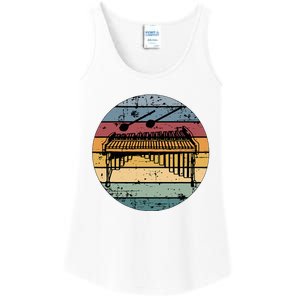 Marimba Retro Marimba Player Marimba Lover Ladies Essential Tank