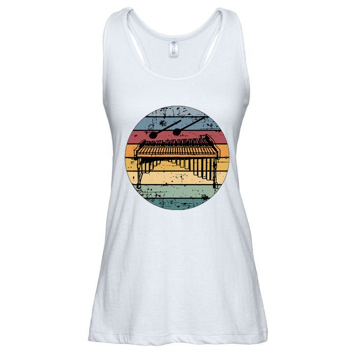 Marimba Retro Marimba Player Marimba Lover Ladies Essential Flowy Tank