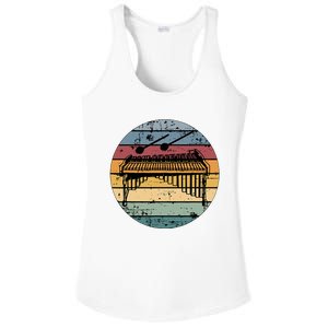 Marimba Retro Marimba Player Marimba Lover Ladies PosiCharge Competitor Racerback Tank