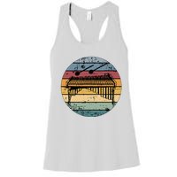 Marimba Retro Marimba Player Marimba Lover Women's Racerback Tank