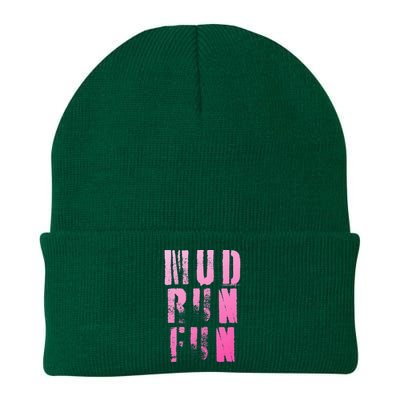 Mud Run Mud Run Fun Obstacle Race Knit Cap Winter Beanie