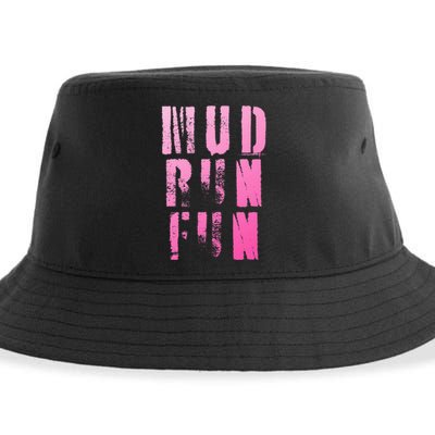 Mud Run Mud Run Fun Obstacle Race Sustainable Bucket Hat