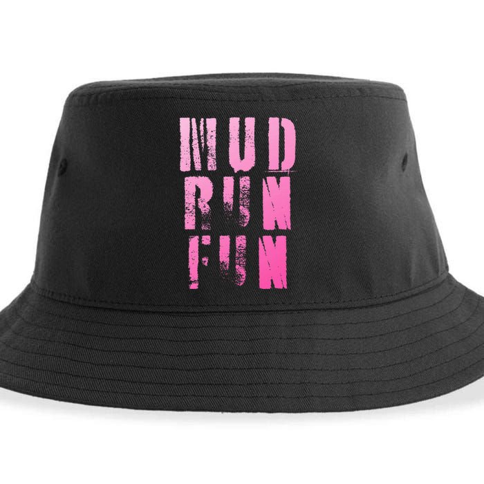 Mud Run Mud Run Fun Obstacle Race Sustainable Bucket Hat