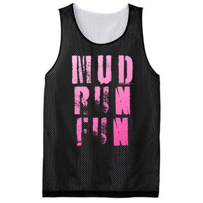 Mud Run Mud Run Fun Obstacle Race Mesh Reversible Basketball Jersey Tank