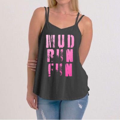 Mud Run Mud Run Fun Obstacle Race Women's Strappy Tank