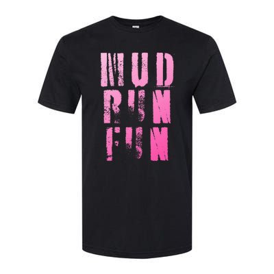 Mud Run Mud Run Fun Obstacle Race Softstyle® CVC T-Shirt