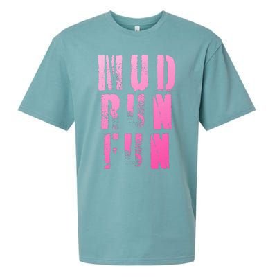 Mud Run Mud Run Fun Obstacle Race Sueded Cloud Jersey T-Shirt