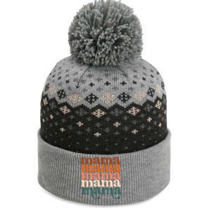 Mama Retro The Baniff Cuffed Pom Beanie