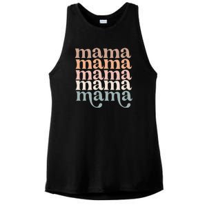 Mama Retro Ladies PosiCharge Tri-Blend Wicking Tank