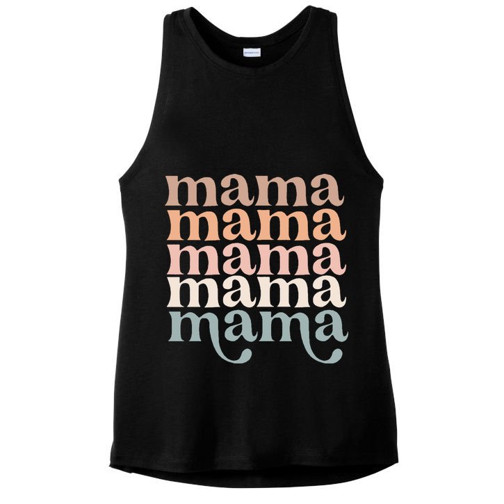 Mama Retro Ladies PosiCharge Tri-Blend Wicking Tank