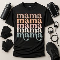 Mama Retro Cooling Performance Crew T-Shirt
