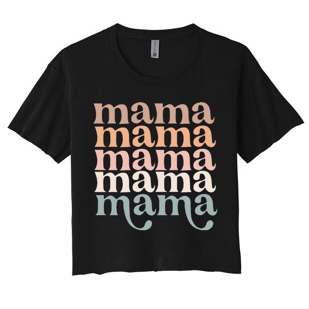 Mama Retro Crop Top