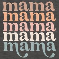 Mama Retro Vector Backpack