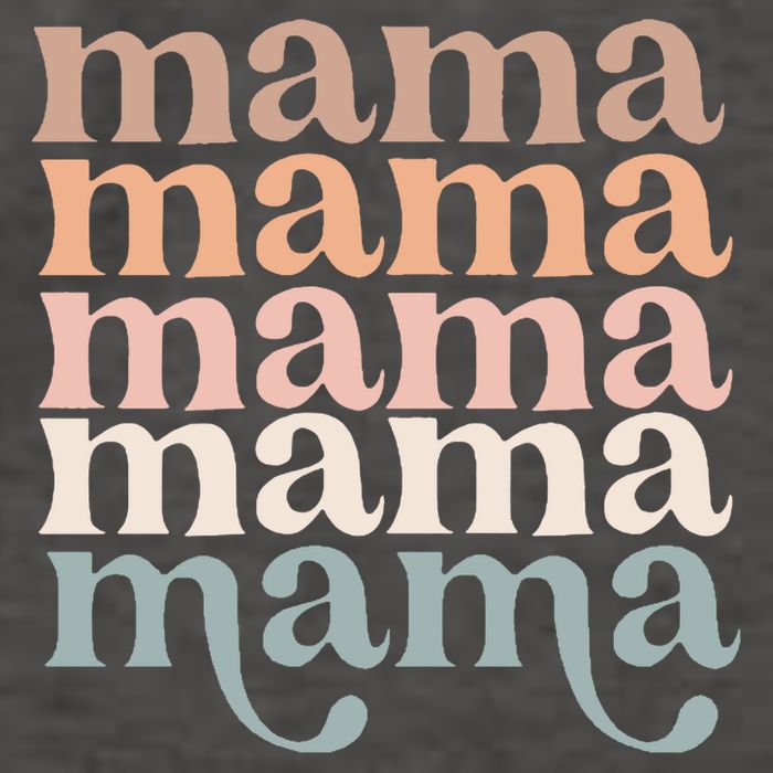Mama Retro Vector Backpack