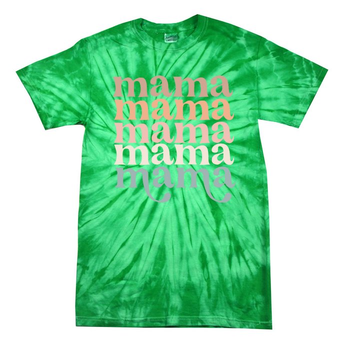 Mama Retro Tie-Dye T-Shirt