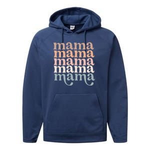 Mama Retro Performance Fleece Hoodie