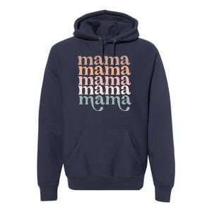 Mama Retro Premium Hoodie