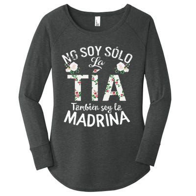 Mujer Regalo Madrina Bautizo Tia Padrino RevelacióN GéNero Women's Perfect Tri Tunic Long Sleeve Shirt