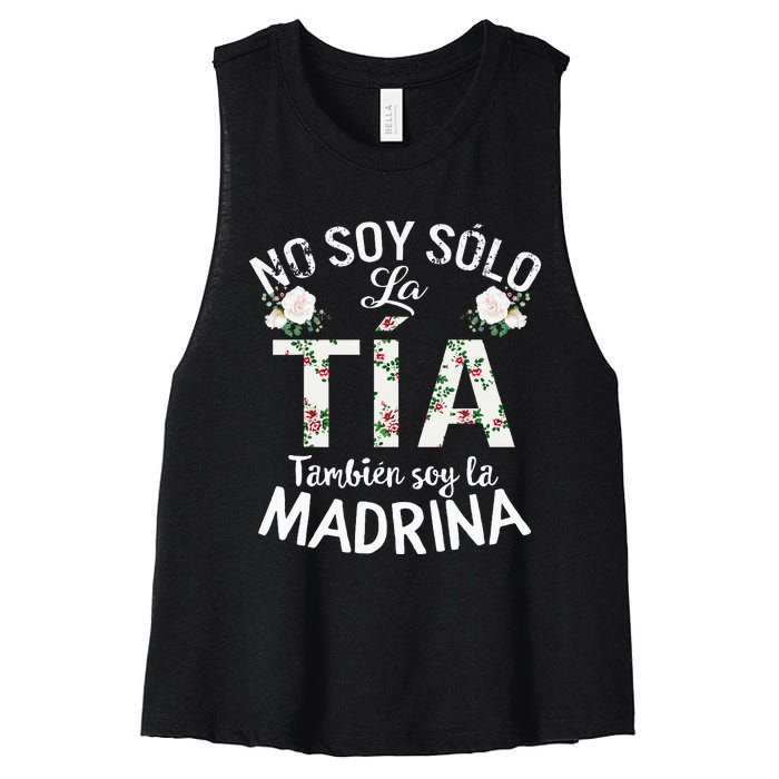 Mujer Regalo Madrina Bautizo Tia Padrino RevelacióN GéNero Women's Racerback Cropped Tank