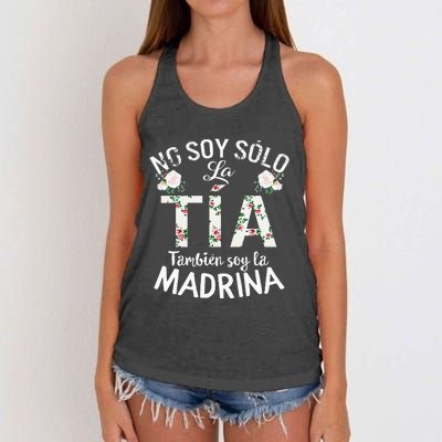 Mujer Regalo Madrina Bautizo Tia Padrino RevelacióN GéNero Women's Knotted Racerback Tank