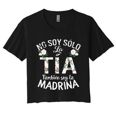 Mujer Regalo Madrina Bautizo Tia Padrino RevelacióN GéNero Women's Crop Top Tee