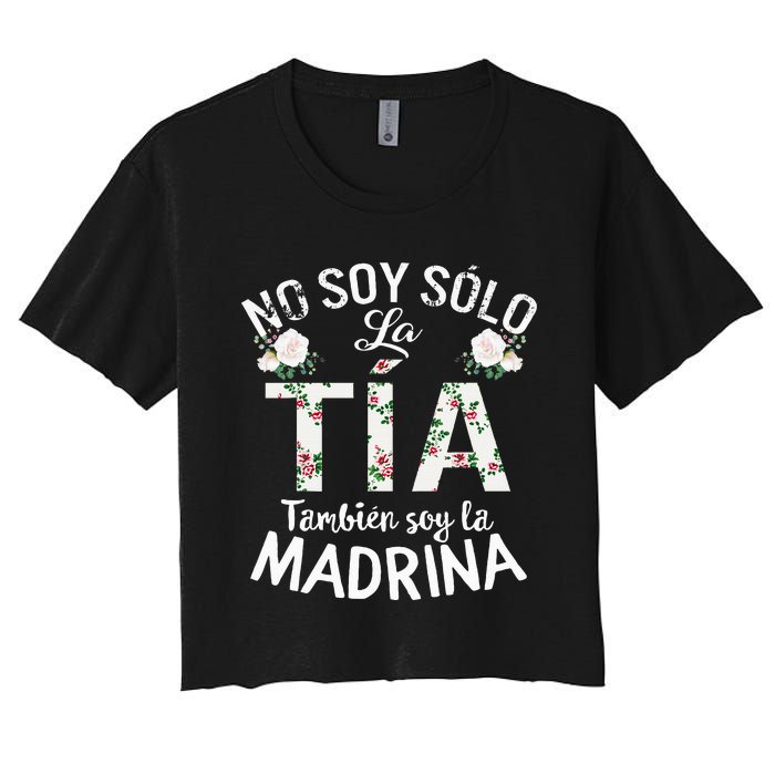 Mujer Regalo Madrina Bautizo Tia Padrino RevelacióN GéNero Women's Crop Top Tee