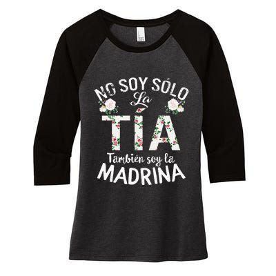 Mujer Regalo Madrina Bautizo Tia Padrino RevelacióN GéNero Women's Tri-Blend 3/4-Sleeve Raglan Shirt