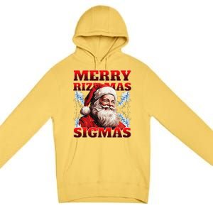 Merry Rizz Mas Sigmas Gen Alpha Middle School Christmas Premium Pullover Hoodie