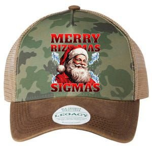 Merry Rizz Mas Sigmas Gen Alpha Middle School Christmas Legacy Tie Dye Trucker Hat