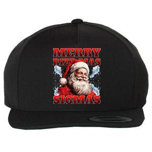 Merry Rizz Mas Sigmas Gen Alpha Middle School Christmas Wool Snapback Cap