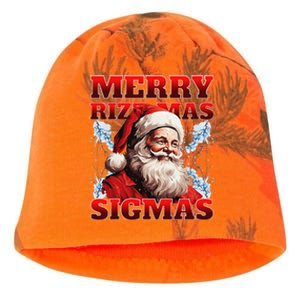 Merry Rizz Mas Sigmas Gen Alpha Middle School Christmas Kati - Camo Knit Beanie