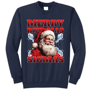 Merry Rizz Mas Sigmas Gen Alpha Middle School Christmas Sweatshirt