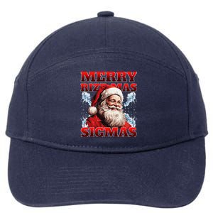 Merry Rizz Mas Sigmas Gen Alpha Middle School Christmas 7-Panel Snapback Hat