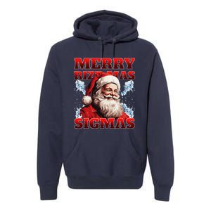 Merry Rizz Mas Sigmas Gen Alpha Middle School Christmas Premium Hoodie