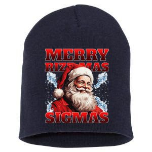 Merry Rizz Mas Sigmas Gen Alpha Middle School Christmas Short Acrylic Beanie