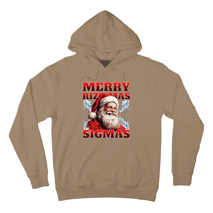 Merry Rizz Mas Sigmas Gen Alpha Middle School Christmas Hoodie