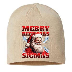 Merry Rizz Mas Sigmas Gen Alpha Middle School Christmas Sustainable Beanie