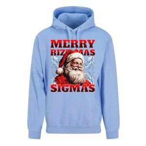 Merry Rizz Mas Sigmas Gen Alpha Middle School Christmas Unisex Surf Hoodie